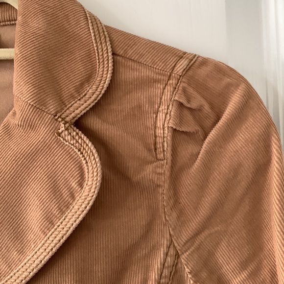 LOFT Camel Corduroy Long Sleeves Jacket Size 2P - Picture 4 of 13